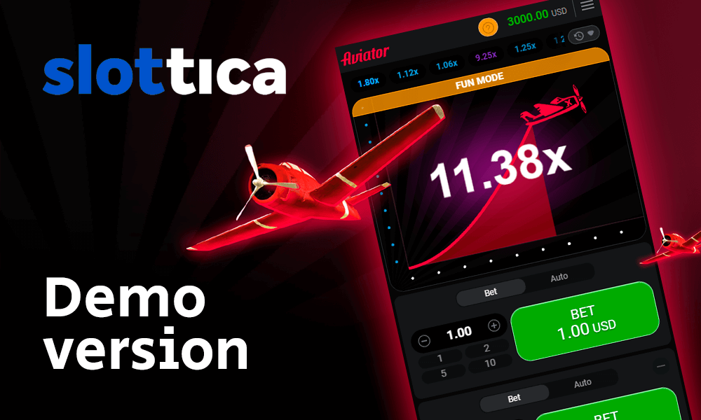 Juega el juego Aviator en el casino en línea de Slottica 6
